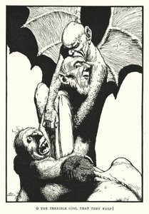 O den frygtelige Coyl, som de beholder! (litho) af William Heath Robinson