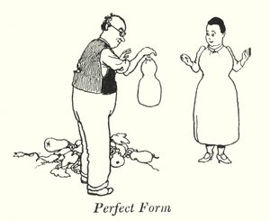 Perfekt form (litho) af William Heath Robinson