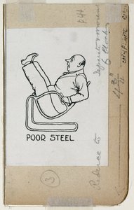 "Poor Steel", detalje fra "How to Live in a Flat", udgivet i 1936 af William Heath Robinson