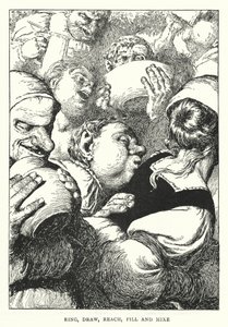 Ring, tegn, nå, fyld og bland (litho) af William Heath Robinson