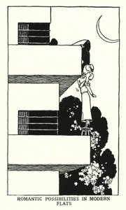 Romantiske muligheder i moderne lejligheder (litho)