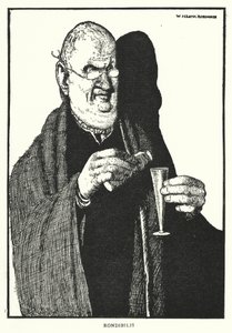 Rondibilis (litho) af William Heath Robinson