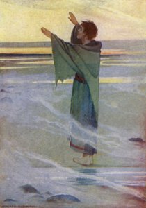 Historier fra Chaucer (farve litho) af William Heath Robinson