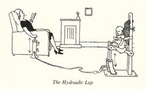 Den hydrauliske omgang (litho) af William Heath Robinson