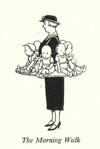 Morgenvandringen (litho) af William Heath Robinson