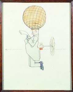 Det personlige luftrejsesystem for herrer af William Heath Robinson