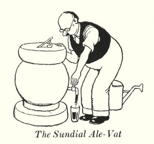 Soluret Ale-Vat (litho) af William Heath Robinson