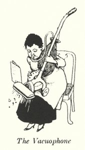 Vakuofonen (litho) af William Heath Robinson