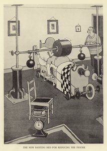Den nye bantingseng til at reducere figuren af William Heath Robinson