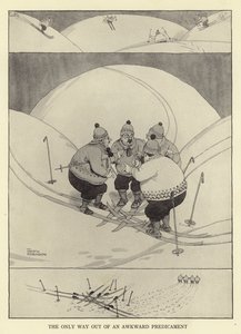 Den eneste vej ud af en akavet knibe af William Heath Robinson