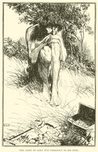 Synet af guld var giftigt for hans øjne af William Heath Robinson