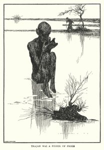 Trajan var en frøfisker (litho) af William Heath Robinson