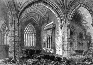 Abbey of Holy Cross, ca. 1841