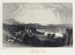 Bantry Bay (gravering) af William Henry Bartlett