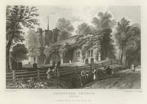 Chingford Kirke, Essex af William Henry Bartlett