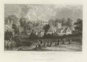 Church End, Dunmow, Essex af William Henry Bartlett