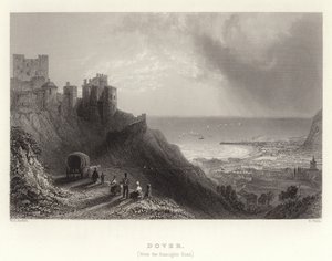 Dover, (fra Ramsgate Road) af William Henry Bartlett
