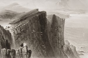 Fairhead, County Antrim, Nordirland, fra 