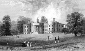Felix Hall, Essex, graveret af Henry Adlard, 1833 af William Henry Bartlett
