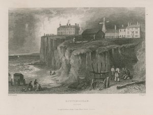 Generelt billede af Rottingdean af William Henry Bartlett