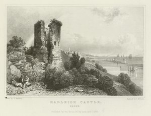 Hadleigh Castle, Essex af William Henry Bartlett
