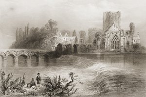Holycross Abbey, County Tipperary, Irland, fra 