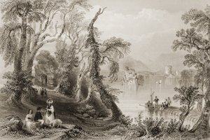 Innisfallen, Killarney Lake, County Killarney, fra 