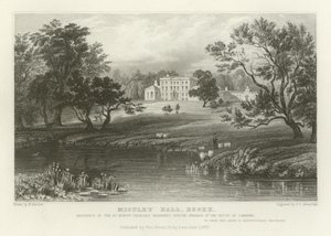 Mistley Hall, Essex, bopæl for den ærede Charles Manners Sutton, formand for Underhuset