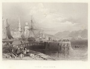 Port Glasgow af William Henry Bartlett