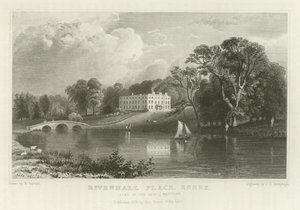 Rivenhall Place, Essex, sæde for pastor J Western af William Henry Bartlett