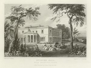 Stisted Hall, nær Braintree, Essex af William Henry Bartlett