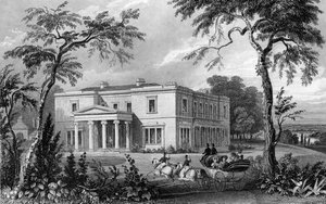 Stisted Hall, nær Braintree, Essex, indgraveret af John Carr Armytage, 1832 af William Henry Bartlett