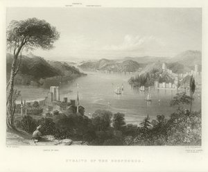 Bosporusstrædet af William Henry Bartlett