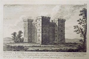 Slottet i Kanturk, County Cork, Irland i 1800-tallet, fra 