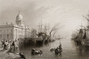 The Custom House, Dublin, fra 
