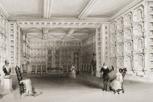 The Oak Room, Malahide Castle, County Dublin, Irland, fra 