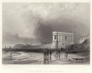 Sandet ved Southport af William Henry Bartlett