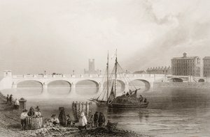 Wellesley Bridge, Limerick, Irland, fra 