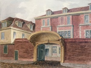 Indgang til Old Winchester House, 1839