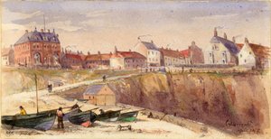 Cullercoats (kropsfarve og akvarel på papir)