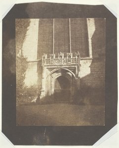 Den gamle dør, Magdalen College, Oxford af William Henry Fox Talbot