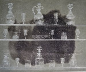 Artikler af glas, fotografi, fra Pencil of Nature, 1844 af William Henry Fox Talbot