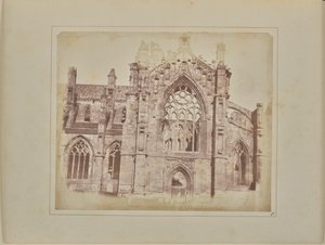 Melrose Abbey af William Henry Fox Talbot