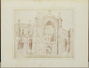 Melrose Abbey af William Henry Fox Talbot