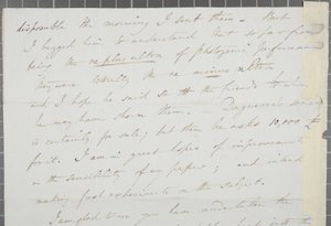 Underskrevet brev fra William Henry Fox Talbot til James David Forbes, 1839 af William Henry Fox Talbot