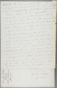 Underskrevet brev fra William Henry Fox Talbot til James David Forbes, 1839 af William Henry Fox Talbot