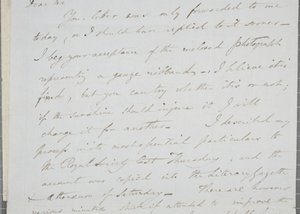 Underskrevet brev fra William Henry Fox Talbot til James David Forbes, 1839 af William Henry Fox Talbot