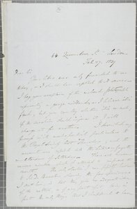 Underskrevet brev fra William Henry Fox Talbot til James David Forbes, 1839 af William Henry Fox Talbot