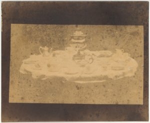 Tisch gedeckt für Tee af William Henry Fox Talbot