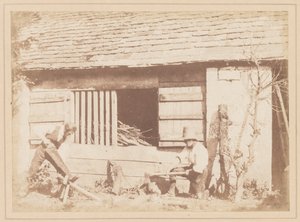 Træhuggerne, 1845. af William Henry Fox Talbot